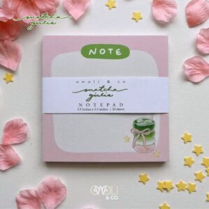 Notepad - Matcha Girlie Collection - Bubble Glass Matcha